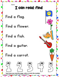 Sight Word to Read - find